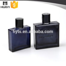 Bouteille de parfum en verre carré réutilisable 50ml